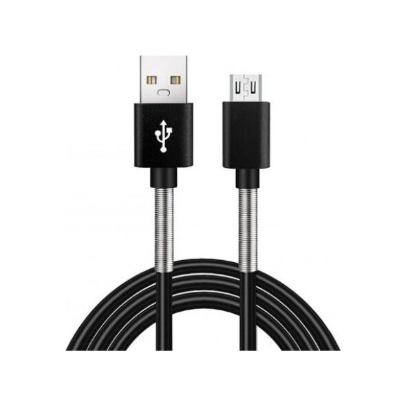 Kabel USB AMiO USB-A - microUSB 1 m Czarny (AMI-01431)