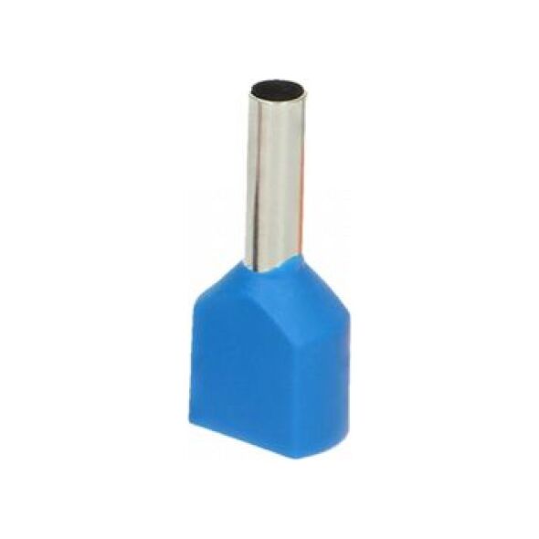 Orno Tulejka izolowana podwójna, przekrój maksymalny 1,5mm?, długość miedzianej tulejki 10mm, Blister 25 szt.