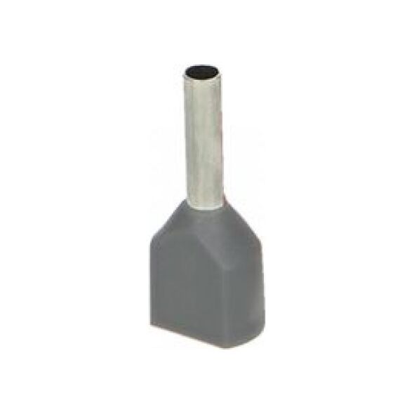 Orno Tulejka izolowana podwójna, przekrój maksymalny 2,5mm?, długość miedzianej tulejki 10mm, Blister 25 szt.