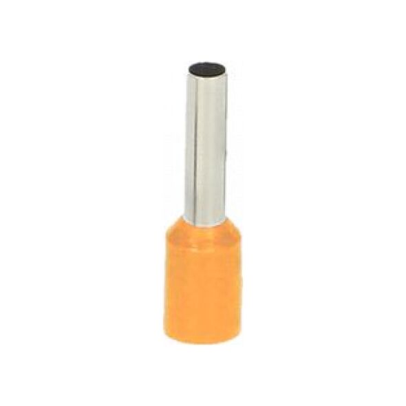 Orno Tulejka izolowana, przekrój maksymalny 4mm?, długość miedzianej tulejki 10mm, 100 sztuk.