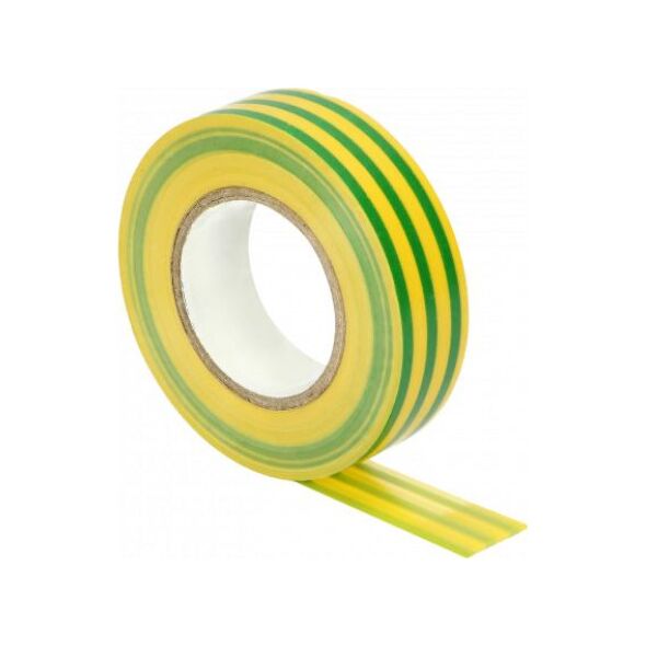 Orno Taśma izolacyjna żółtozielona, uniepalniona, szerokość 19mm, grubość 0,13mm, 20m długości
