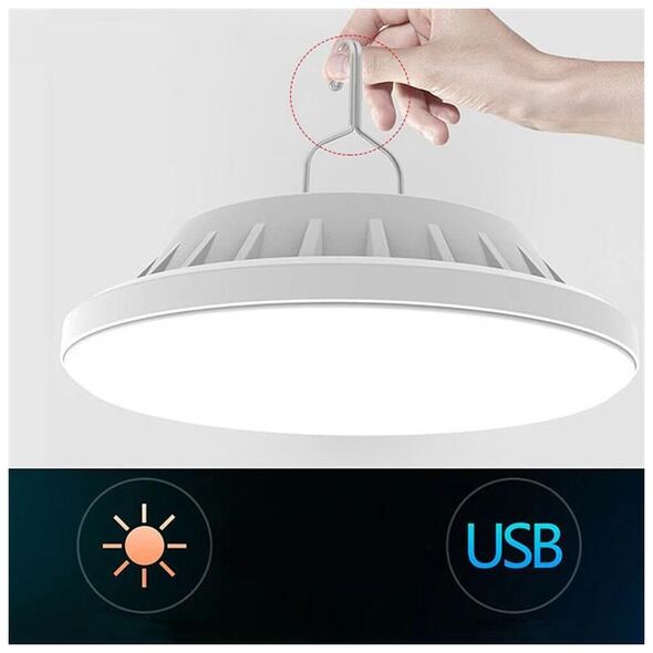 Aptel ZD13A LAMPA CAMPINGOWA WYJAZDOWA SOLAR LED IP65 30W biała