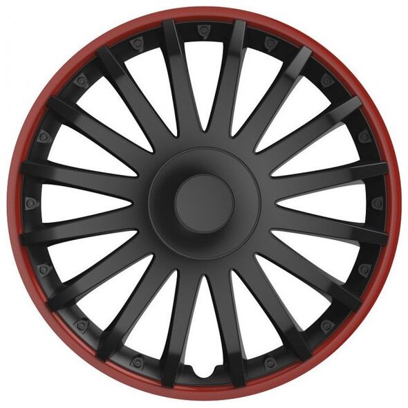 Kołpak Versaco 10295 Kołpak Crystal 16 cali Black&Red (czarny z czerwoną obwódką)