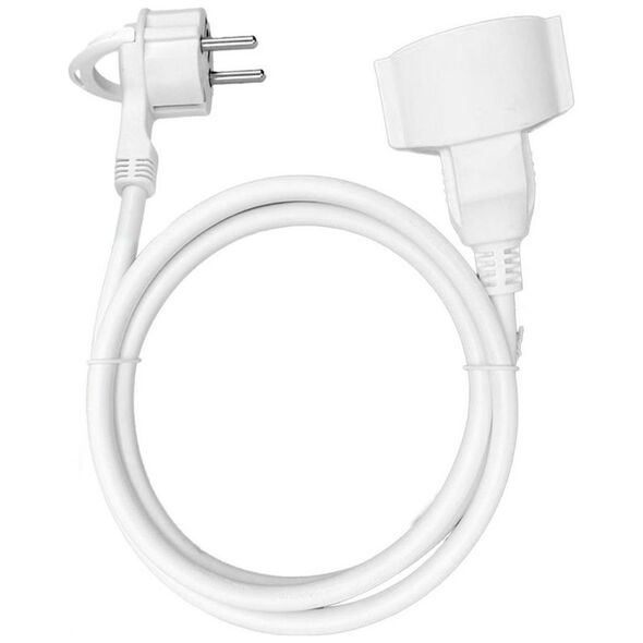 Orno Przedłużacz domowy jednogniazdowy, 1x2P+Z (schuko) 3m,kabel PVC H05VV-F 3x1,5mm?, 230VAC/16A
