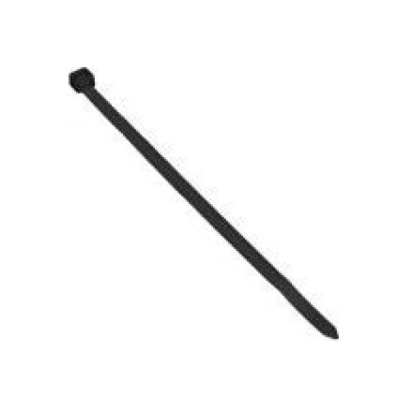 Organizer Orno Opaska kablowa, kolor czarny, odporna na UV, szerokość 2,5mm, długość 100mm, 100 sztuk.