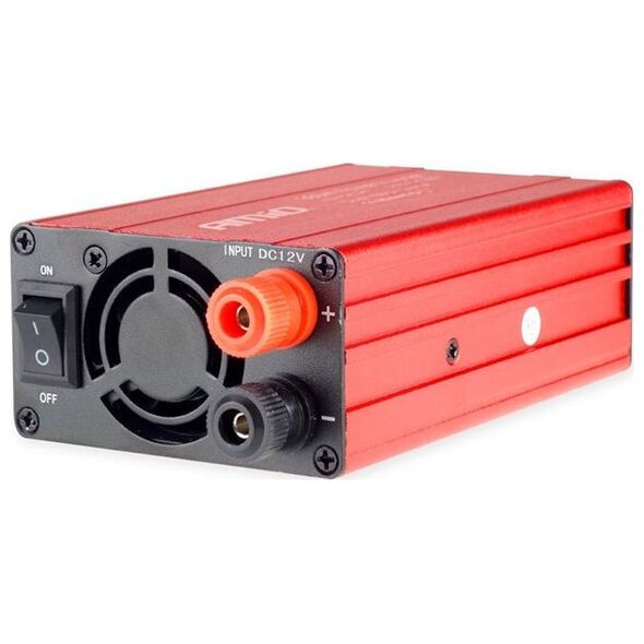 Przetwornica AMiO Przetwornica napięcia 12V/230V 300W/600W 2xUSB AMiO PI03