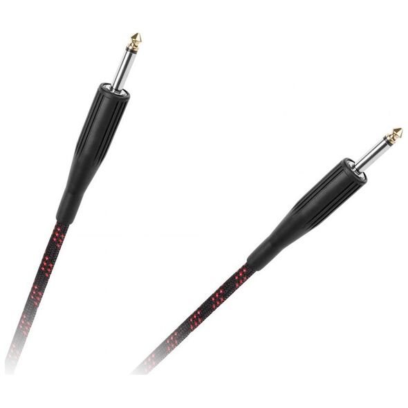 Kabel Cabletech Jack 6.3 mm - Jack 6.3 mm 10m czarny (LEC-KPO2758-10)