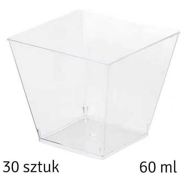 Aptel PUCHARKI DO DESERÓW LODÓW 30 szt 60ml przezroczyste AG722