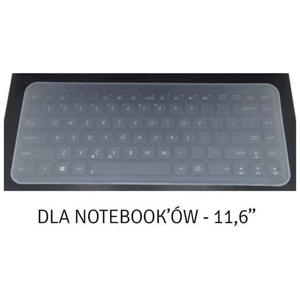 Aptel Silikonowa folia ochronna na klawiaturę 11.6" (AK317C)