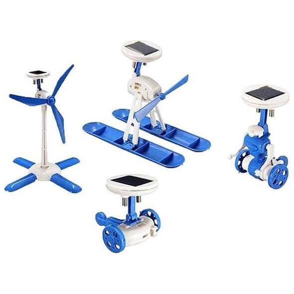 Aptel ZESTAW SOLARNY 6w1 ZABAWKI EDUKACYJNE helikopter robot AG211D