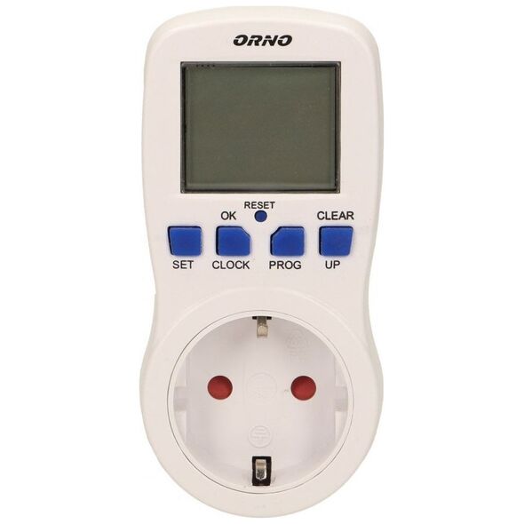 Orno Elektroniczny programator czasowy, 16 programów, wersja schuko