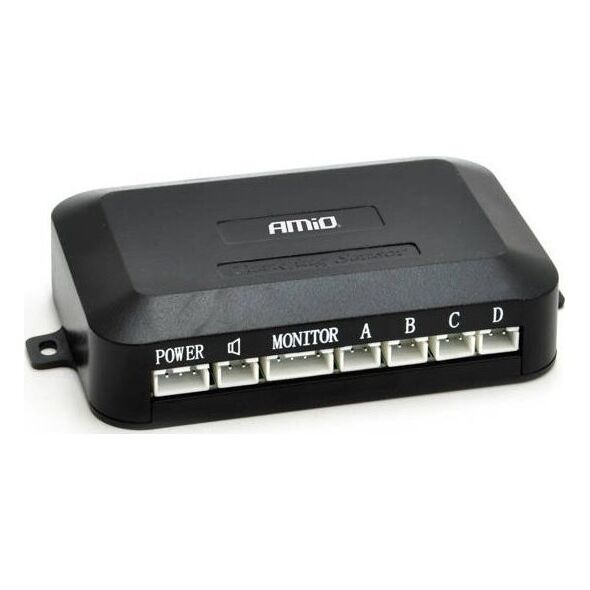 AMiO Zestaw czujników parkowania tft02 4,3" z kamerą hd-305-led 4 sensory czarne