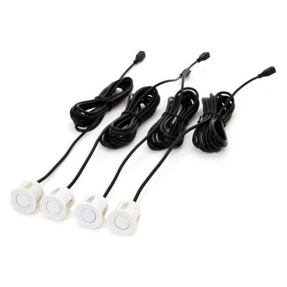 AMiO Zestaw czujników parkowania tft02 4,3" z kamerą hd-305-led 4 sensory białe