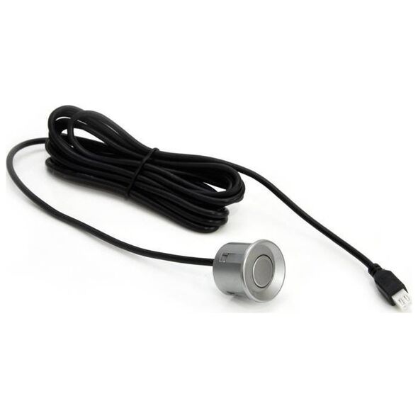 AMiO Zestaw czujników parkowania tft02 4,3" z kamerą hd-307-ir 4 sensory srebrne