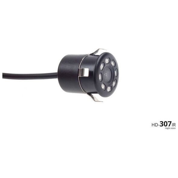 AMiO Zestaw czujników parkowania tft02 4,3" z kamerą hd-307-ir 4 sensory srebrne
