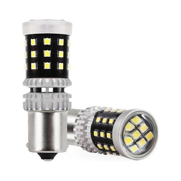 AMiO Żarówki led canbus 2016 39smd 1156 ba15s p21w r10w r5w white 12v/24v
