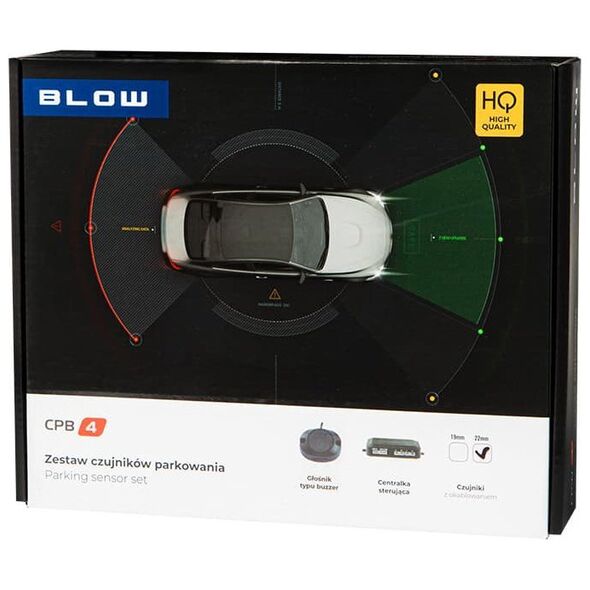 Blow 26-328# Czujnik cofania blow cpb4 (biały) 22mm