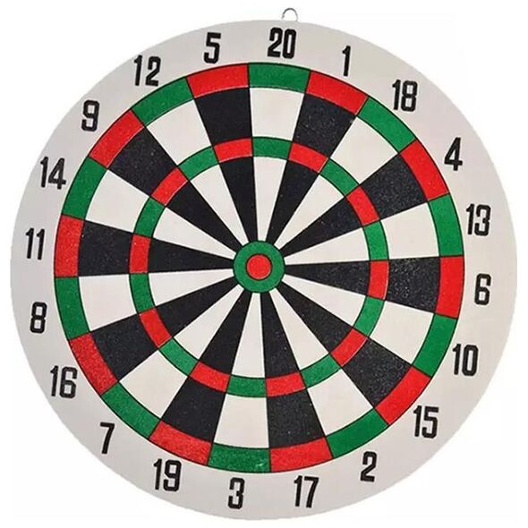 Apte DWUSTRONNA TARCZA do Rzutek Dart 30cm + Rzutki x 3 AG144E