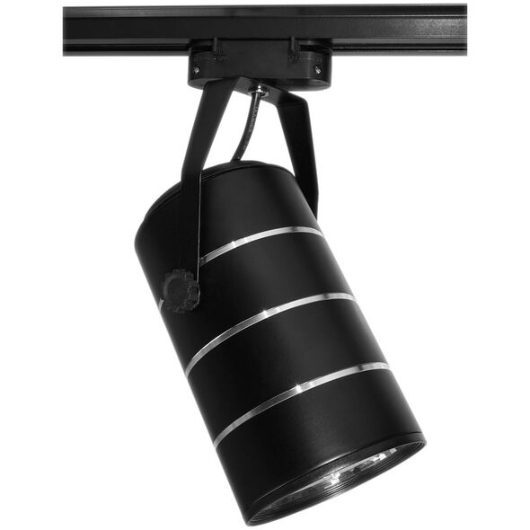 Nvox Lampa sklepowa led reflektor szynowy jednofazowy czarny 30w 2550 lm światło ciepłe 3000k