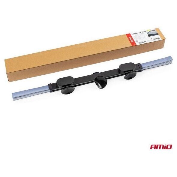 AMiO Przeciwsłoneczna roleta harmonijkowa przedniej szyby 120x46cm