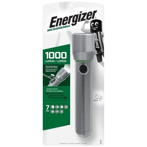 Latarka Energizer LATARKA ENERGIZER METAL VISION HD RECHARGEABLE 1000 lm