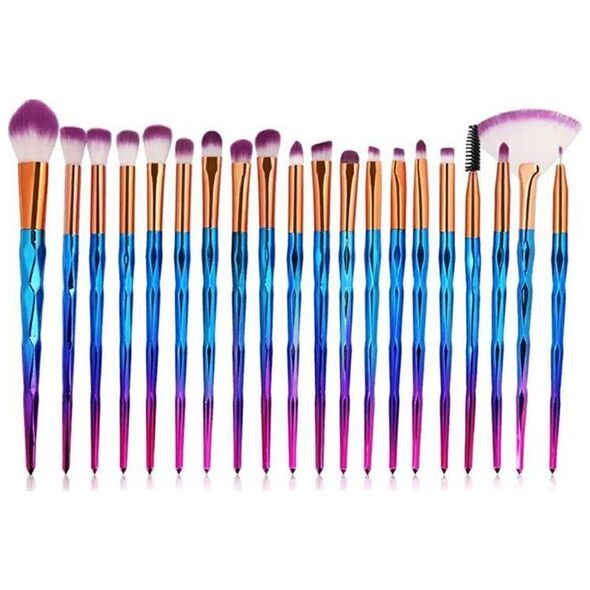Aptel ZESTAW PĘDZLI do Makijażu w Stylu Unicorn Jednorożec MAKEUP AG798