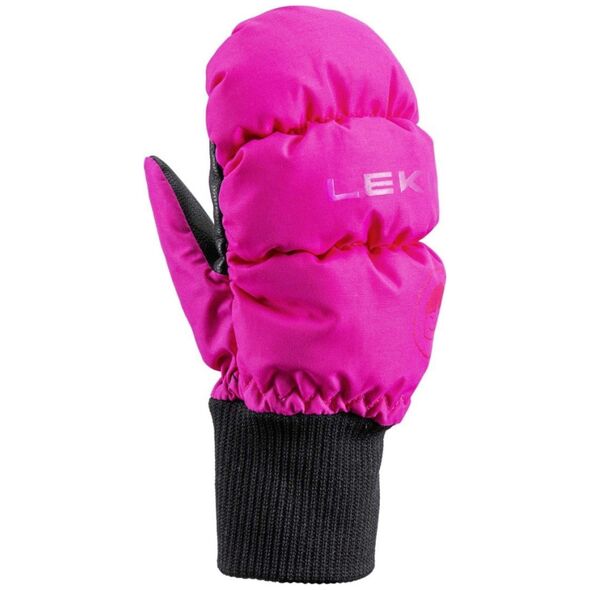 Leki LEKI GLOVES Little Eskimo Mitt Κοντό ροζ/μαύρο 4.0 13883506 4028173339365