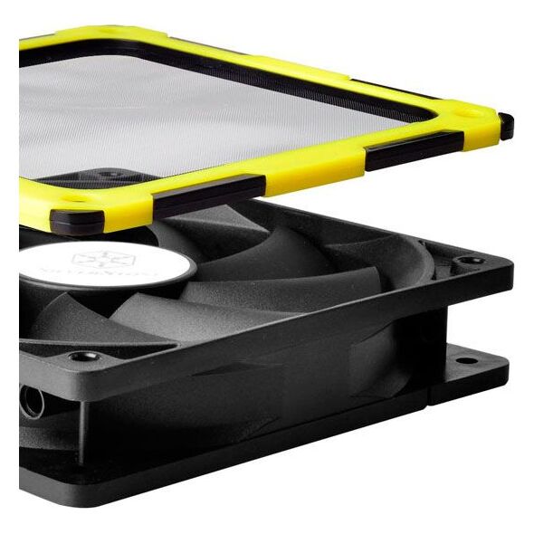 SilverStone Filtr przeciwkurzowy FF124 120mm Żółty (SST-FF124BY)