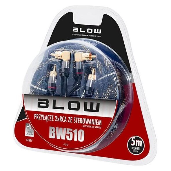 Adapter AV Blow 4434# Przył.2xrca 6mm  5m kąt+ster hi-end
