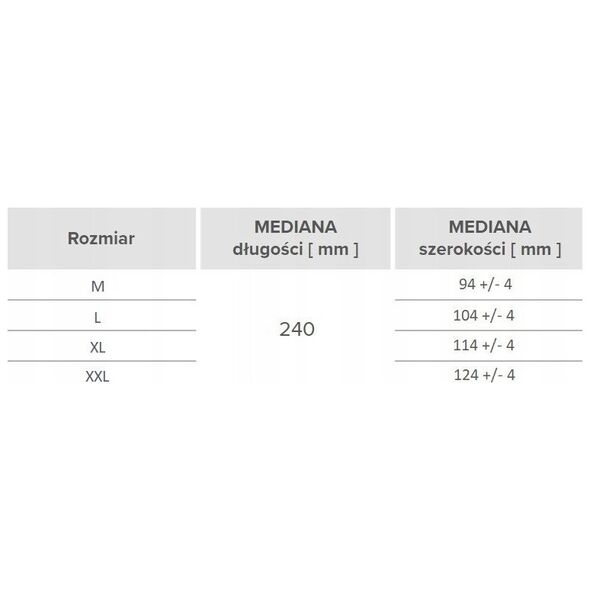 Mercator Medical Rękawice nitrylowe Mercator gogrip orange XL 50szt