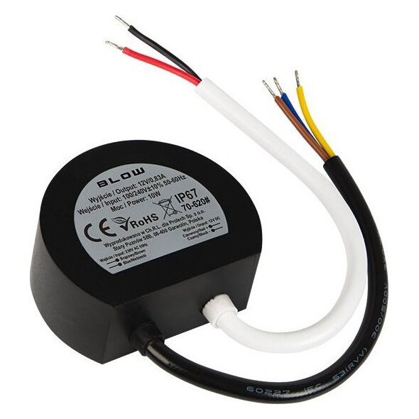 Blow 70-620# Zasilacz impulsowy dopuszkowy 12v/0,83a