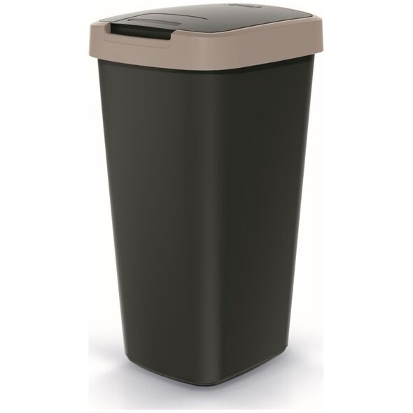 Kosz na śmieci Prosperplast Kosz na śmieci COMPACTA Q - jasny brąz 25l