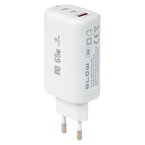Ładowarka Blow Ładowarka sieciowa gniazdo USB+USB-Cx2 65W