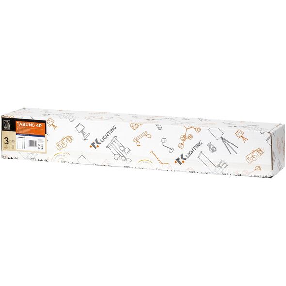 Lampa wisząca Orno TABUNG 4P, lampa wisząca, G9  max.6W, czarna