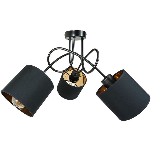 Lampa sufitowa Orno VIGO lampa wisząca moc max. 3x60W, E27, czarna