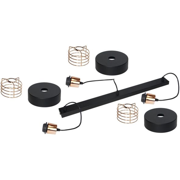 Lampa wisząca Orno CHIRO lampa wisząca, moc max. 3x60W, E27, czarna