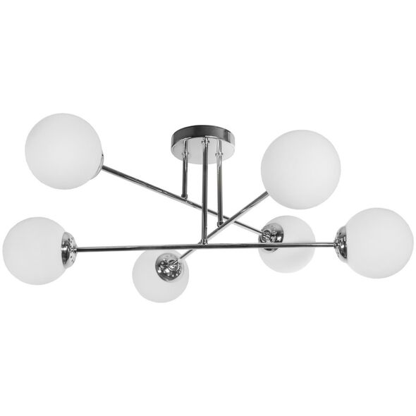 Lampa wisząca Orno LEIA 6P E27, lampa wisząca, max. 6x60W, chrom
