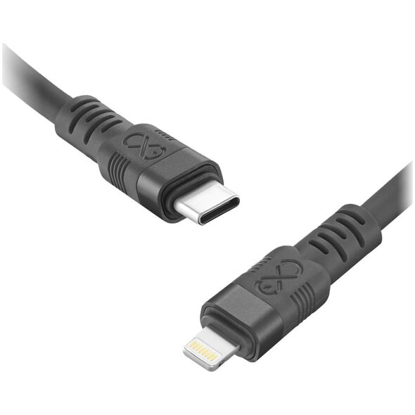 Kabel USB Orno USB-C - Lightning 0.9 m Czarny (CABEXCWHPUCUL0.9MIX)