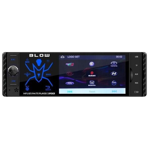 Radio samochodowe Blow Radio samochodowe Spider 4CAL RDS RGB