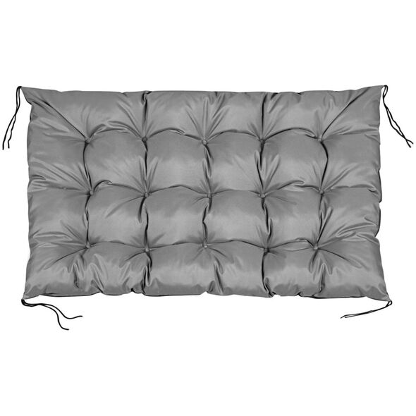 AIO Europe Poduszka ogrodowa na palety szara 120x80 cm