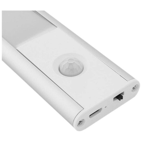 Aptel Przyklejana LAMPKA LED z czujnikiem Ruchu 20x4,2cm biała ZD106