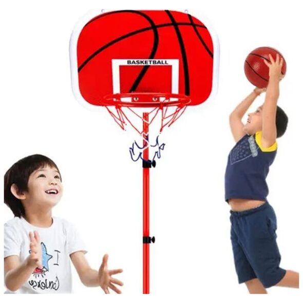 Aptel Zestaw do mini Koszykówki Kosz z Tablicą, Stojak z Podstawą, Piłka, Pompka 150cm AG794A