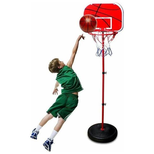 Aptel Zestaw do mini Koszykówki Kosz z Tablicą, Stojak z Podstawą, Piłka, Pompka 150cm AG794A