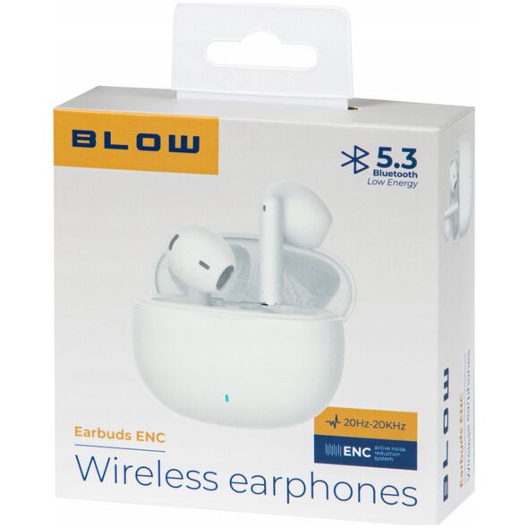 Słuchawki Blow Earbuds ENC Białe