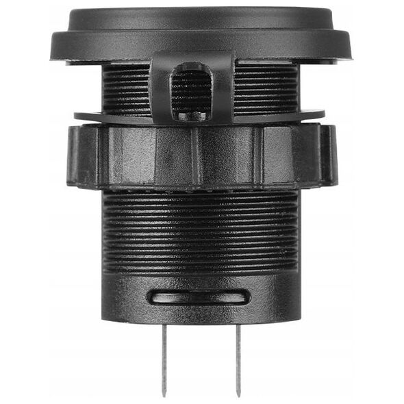 Ładowarka Blow Ładowarka samochodowa montażowa USB+USB-C M18A woltomierz