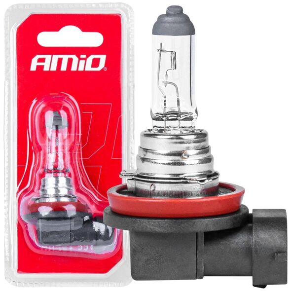 AMiO Żarówka halogenowa h11 12v 55w 1szt. blister amio-03365