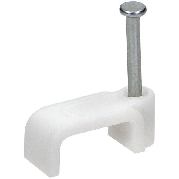 Organizer Orno Uchwyt kablowy płaski na kabel YDYp 2 x 2,5 mm2, 8x6 mm (25szt)