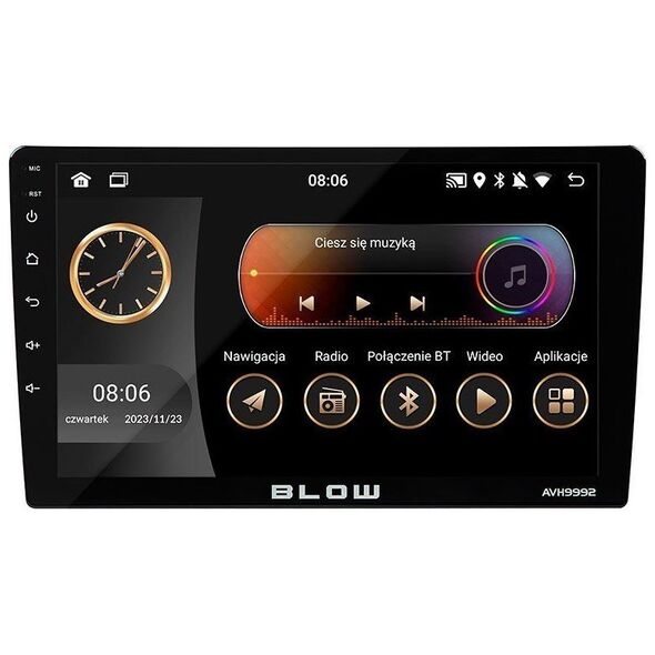 Radio samochodowe Blow Radio smochodowe AVH-9992 2DIN 9 cali Android/WiFi/GPS/CARPLAY