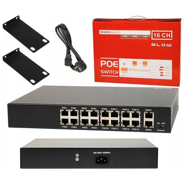 Switch Blow 77-937# Switch blow 16xpoe 100mbs 240w bl-sw18-16p 2×uplink