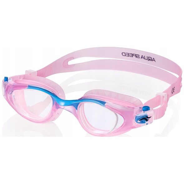 Aqua-Speed Okulary pływackie Aqua Speed Maori Jr jasny róż